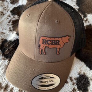 RCBR Leather Patch Hats